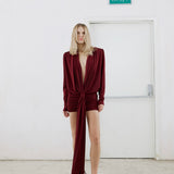 BOLD Look 1 in burgundy