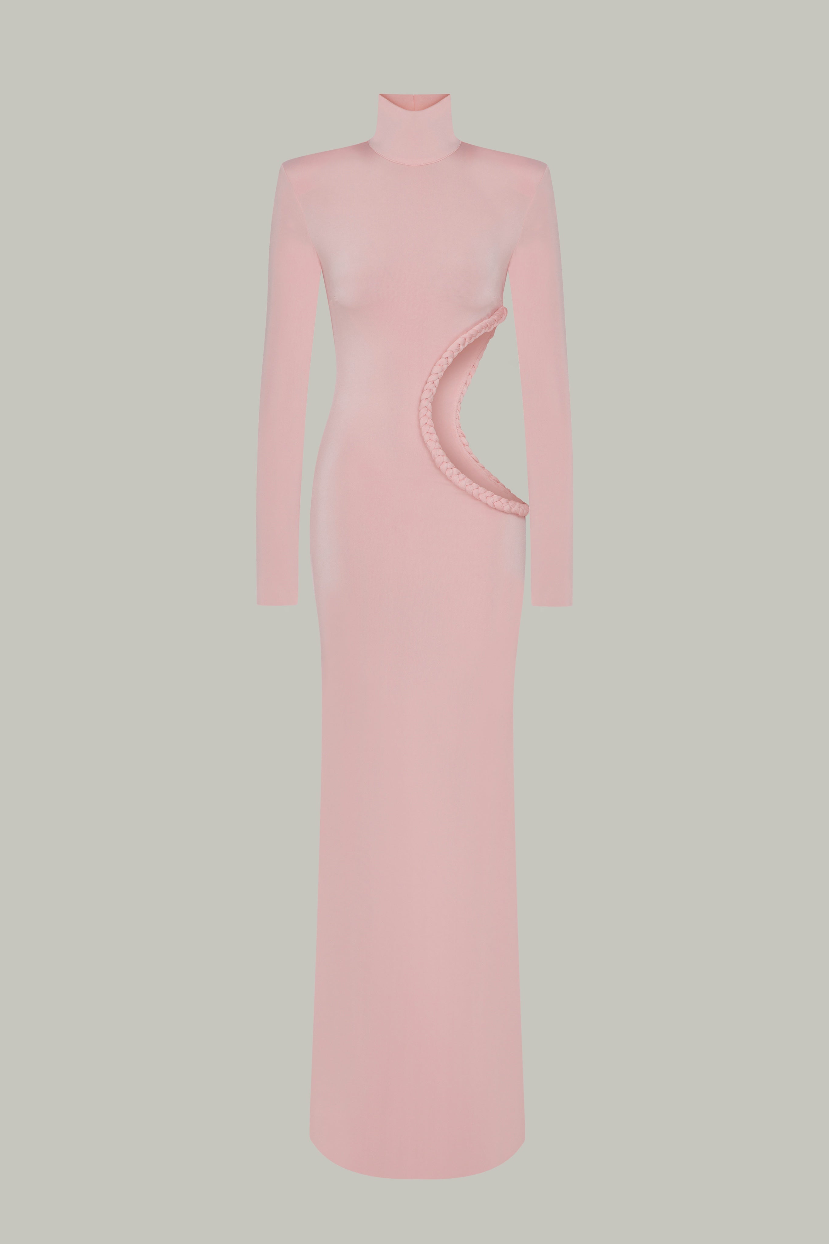 Pink Cut-Out Maxi Dress – AWAVE