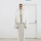 BOLD Seashell shearling coat