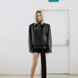 BOLD Charcoal leather jacket - Limited Edition