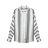 The Olivier white striped shirt