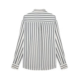 The Olivier white striped shirt