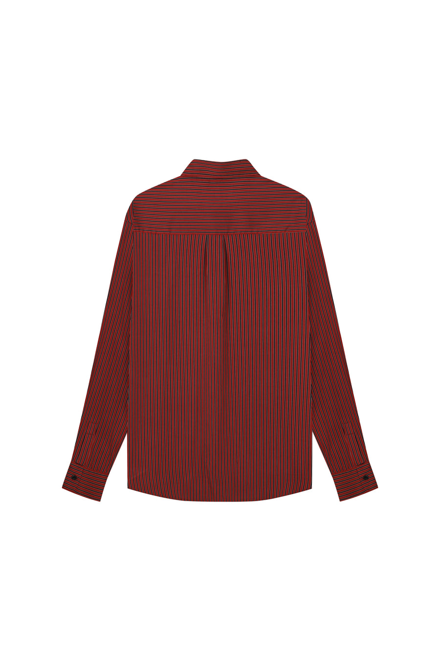 The Louis burgundy striped shirt