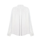 The Pierre pearl satin shirt
