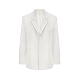 The Luc ivory blazer jacket