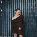 The Evie brunette mini dress
