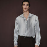The Olivier white striped shirt