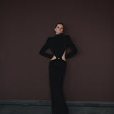 The Odette sable maxi dress