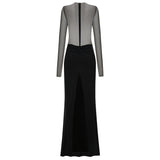 The Jeanne crystal maxi dress