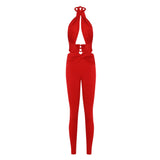 The Yvonne ruby jumpsuit