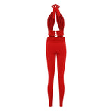 The Yvonne ruby jumpsuit