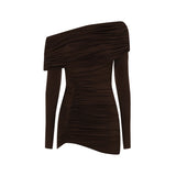 The Evie brunette mini dress