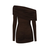The Evie brunette mini dress