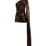 The Belle bronze mini dress