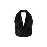 The Jacquelyn sequined transparent black suit