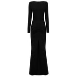 The Alba sable maxi dress