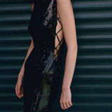 The Naomi Ebony Maxi Dress
