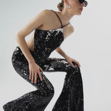 The Musgravite silver sequin suit