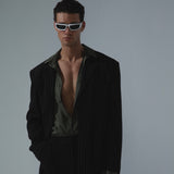 The Brando striped suit