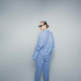 The Ilda blue striped suit