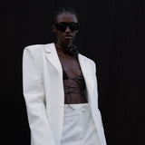 The Mara Pearl White Jacket