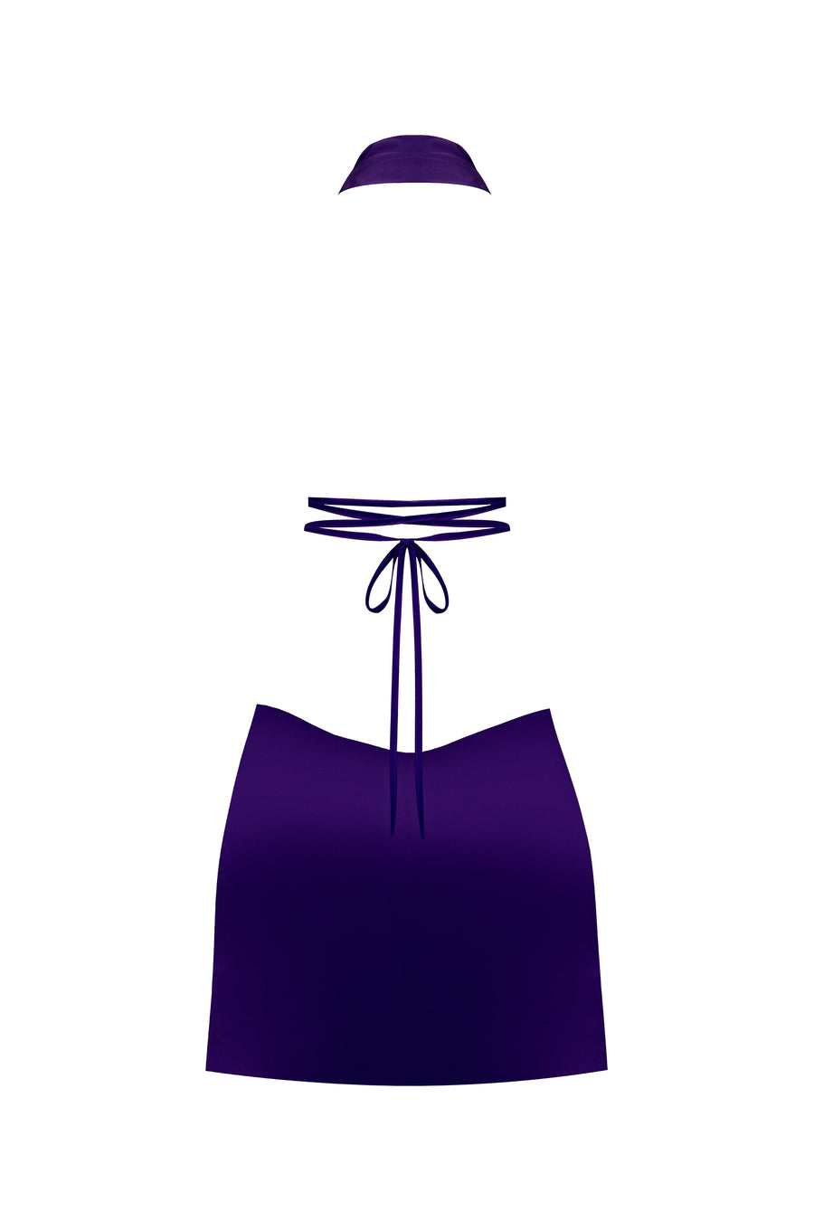 The Gale Violet Mini Dress