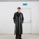 BOLD Coal leather trench coat - Limited Edition