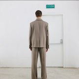 BOLD Look 3 in taupe suit