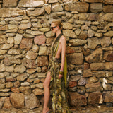 HEATWAVE Look 1 in Chartreuse Python