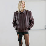 BOLD Merlot leather jacket - Limited Edition