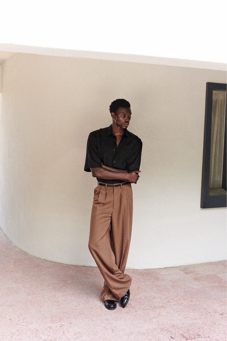 ETERNAL LOOK 15 in walnut pant