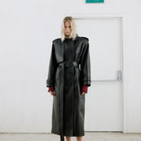 BOLD Smoky leather trench coat - Limited Edition