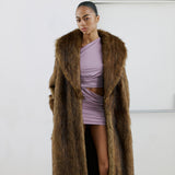 BOLD Tawny faux fur