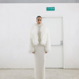 BOLD Seashell shearling coat