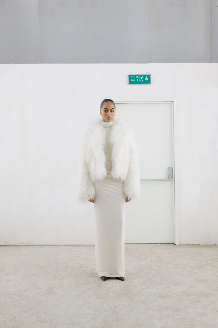 BOLD Seashell shearling coat