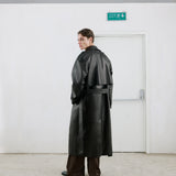 BOLD Coal leather trench coat - Limited Edition