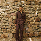 HEATWAVE Look 01 in Terra Stripe Suit