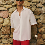 HEATWAVE Gloss Shirt in Blanc