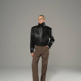 Noir Biker Leather Jacket