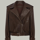 Overroast Rigby Leather Biker Jacket