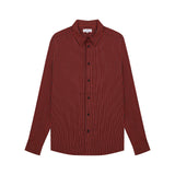 The Louis burgundy striped shirt