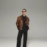 Whiskey Leather Limited Edition Biker Jacket