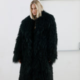 BOLD Raven shearling coat