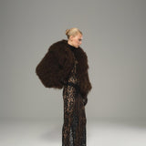 Brown Limited Edition Shearling Coat