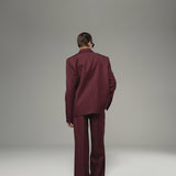 Claret Tailored Blazer