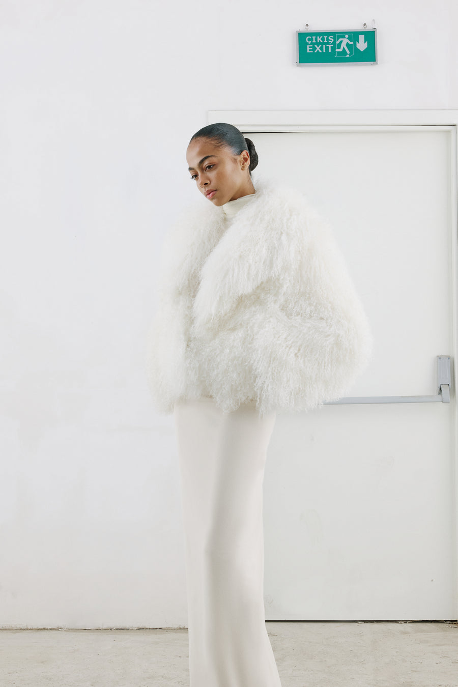 BOLD Seashell shearling coat