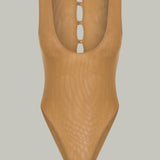 Nude Tulle Bodysuit