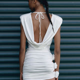 The Eloise Ivory Mini Dress