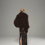 Brown Limited Edition Shearling Coat