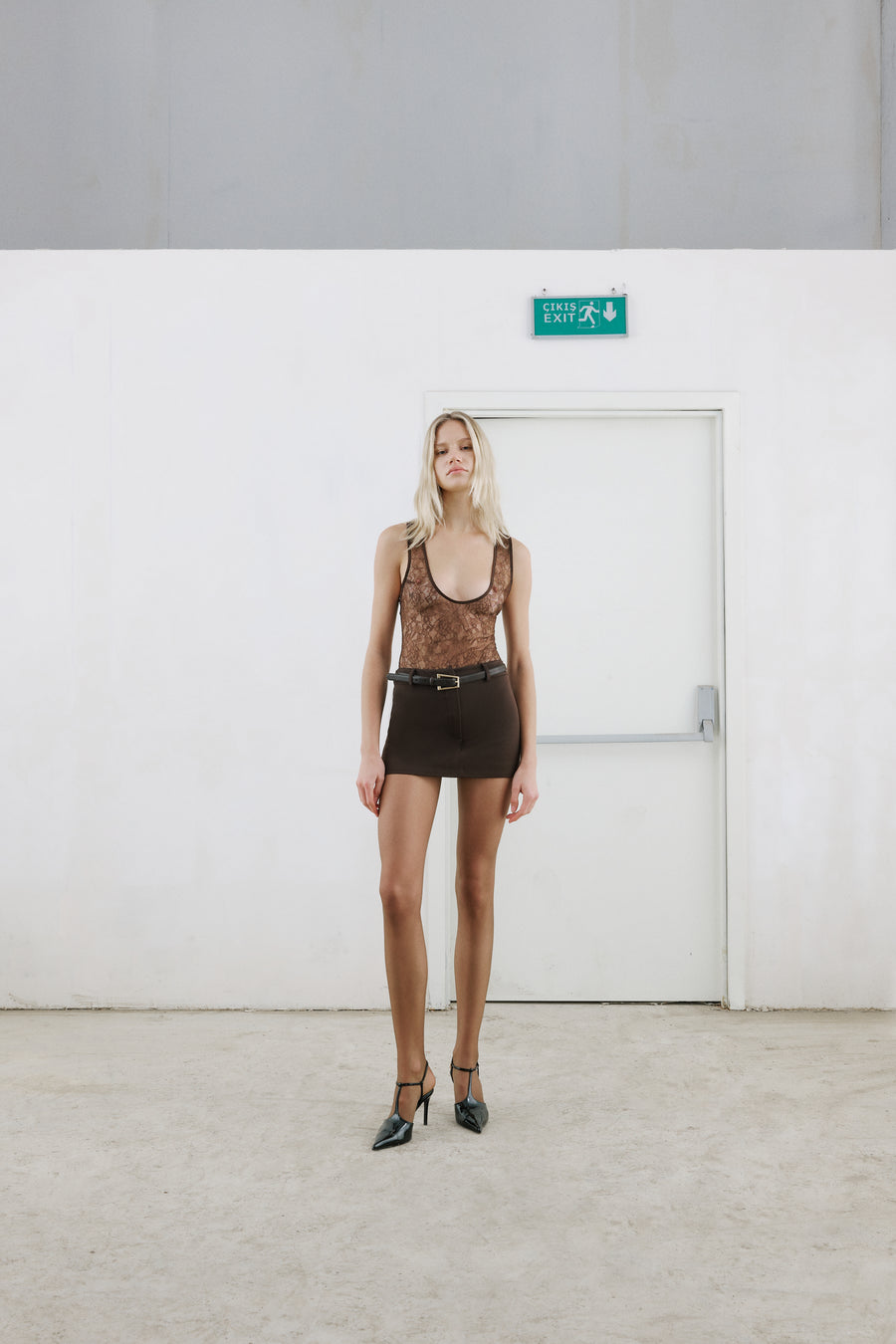 BOLD Look 22 in espresso bodysuit